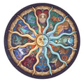 Rompecabezas Redondo 1000pzas - Constelaciones (zodiaco)
