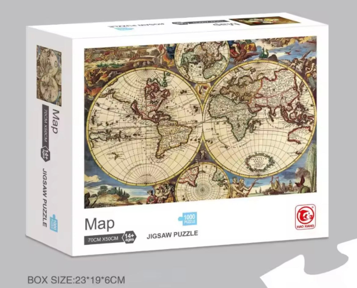 Rompecabezas 1000 Pz Mapamundi Antiguo Puzzle