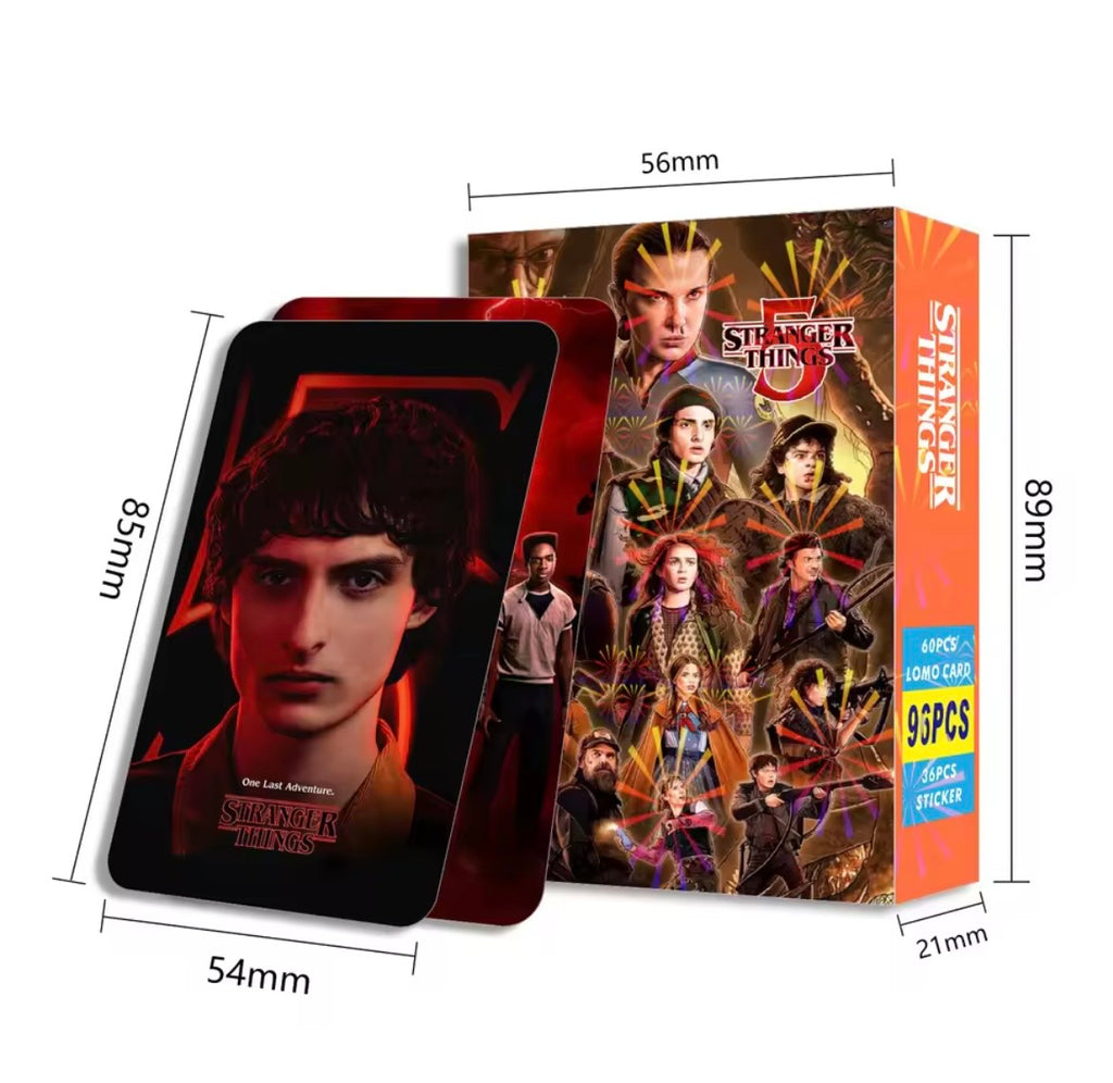 Set de 96 tarjetas de Celebridades, Coleccionable Fans (Stranger Things)