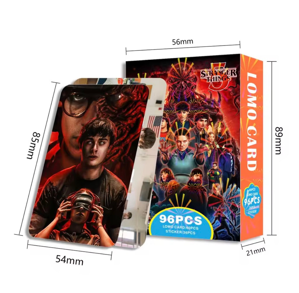 Set de 96 tarjetas de Celebridades, Coleccionable Fans (Stranger Things)