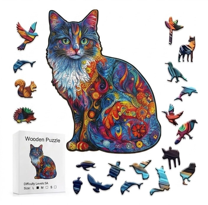 Rompecabezas de Madera - Gato (2)