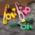 Llavero Con Mancuernas De Silicona Para Gimnasio, Accesorios, Llavero De Coche, Fitness. Varios Colores