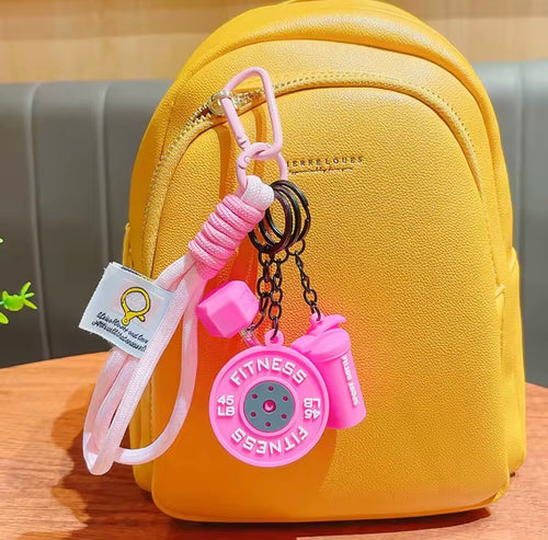 Llavero Con Mancuernas De Silicona Para Gimnasio, Accesorios, Llavero De Coche, Fitness. Varios Colores