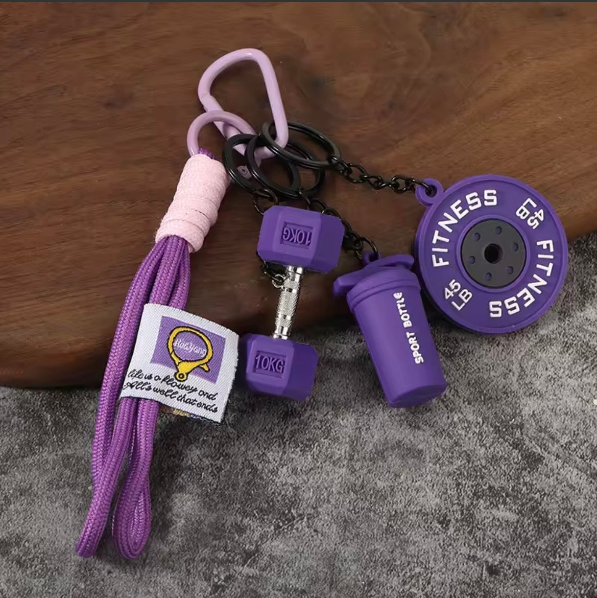 Llavero Con Mancuernas De Silicona Para Gimnasio, Accesorios, Llavero De Coche, Fitness. Varios Colores