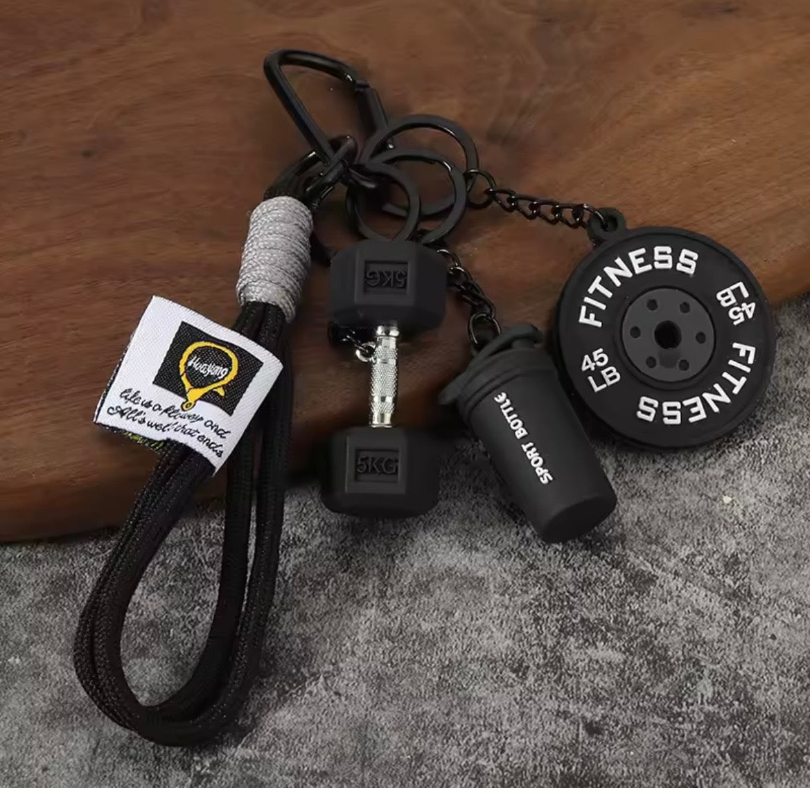 Llavero Con Mancuernas De Silicona Para Gimnasio, Accesorios, Llavero De Coche, Fitness. Varios Colores