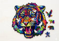 Wooden Puzzles Rompecabezas de Madera - Tigre