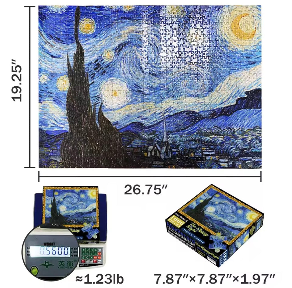 Rompecabezas Noche Estrellada Van Gogh