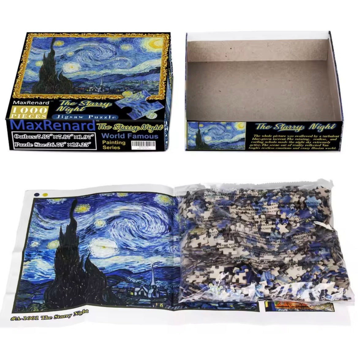 Rompecabezas Noche Estrellada Van Gogh
