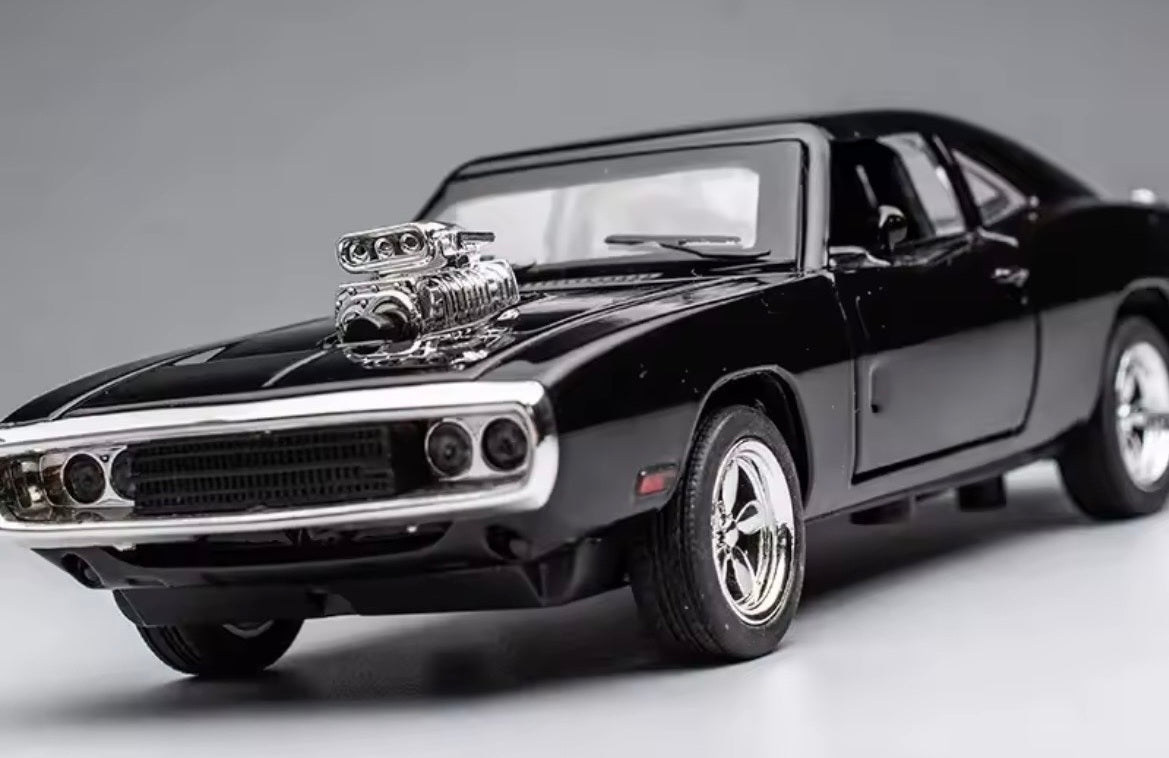 Dodge Clasico Charger 1970 Colección Escala 1:32 Color Negro