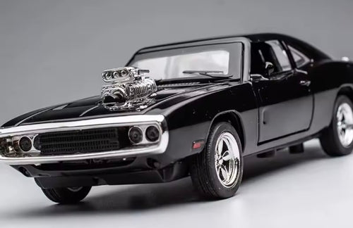 Dodge Clasico Charger 1970 Colección Escala 1:32 Color Negro