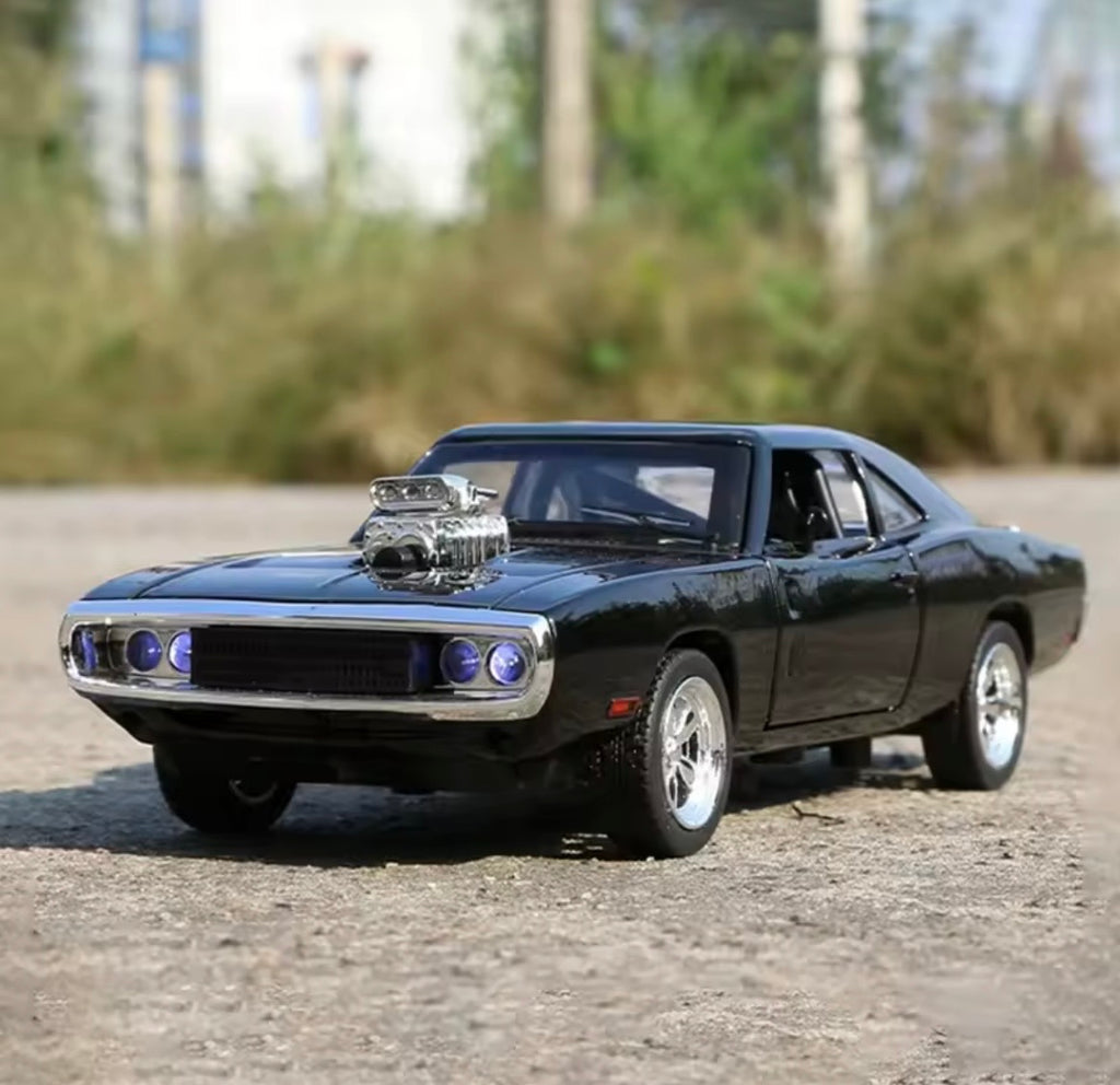 Dodge Clasico Charger 1970 Colección Escala 1:32 Color Negro