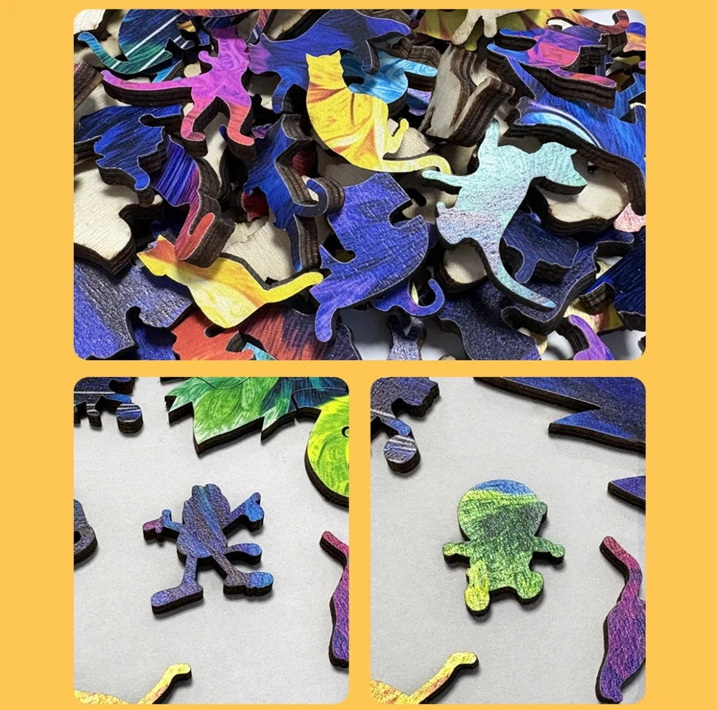 Wooden Puzzles Rompecabezas de Madera - Tigre