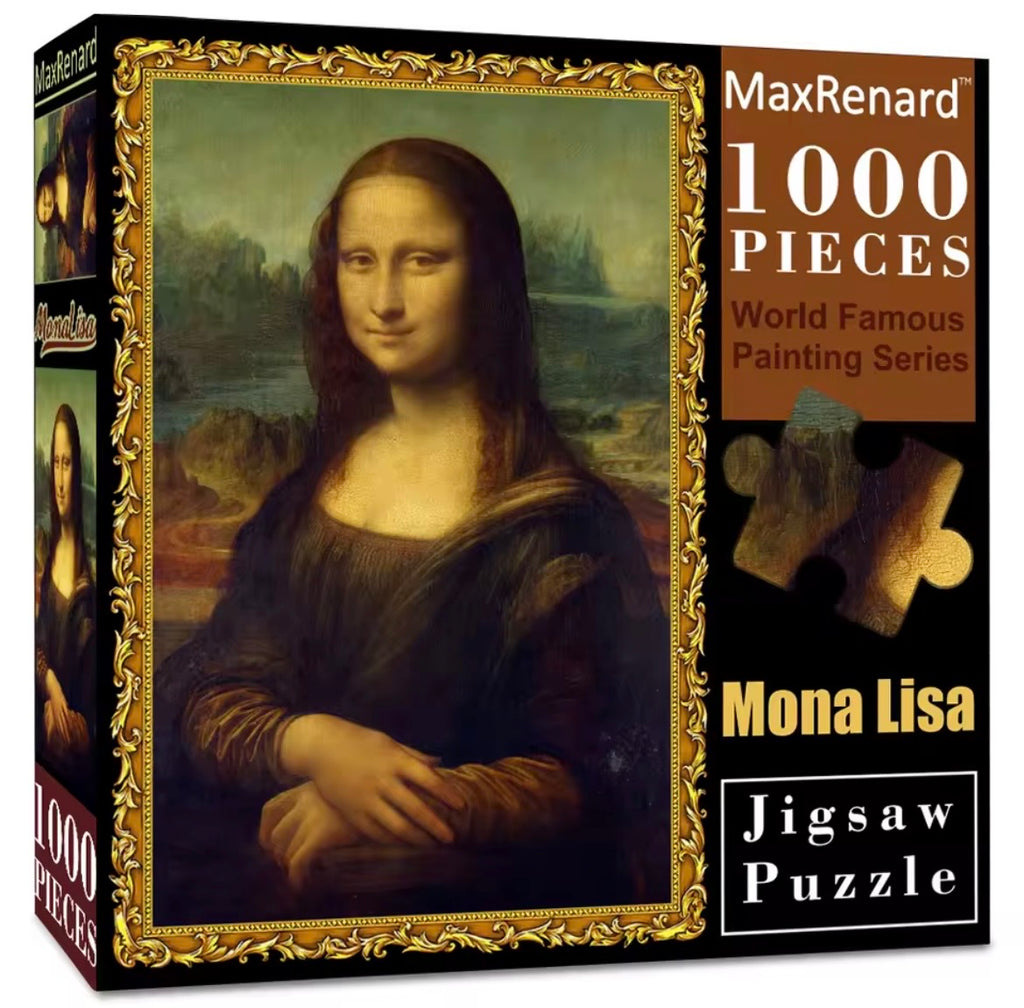 Maxrenard Juego 1000 Piezas Rompecabezas Mona Lisa