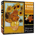 Rompecabezas Sunflowers (girasoles) Van Gogh 1000 Piezas