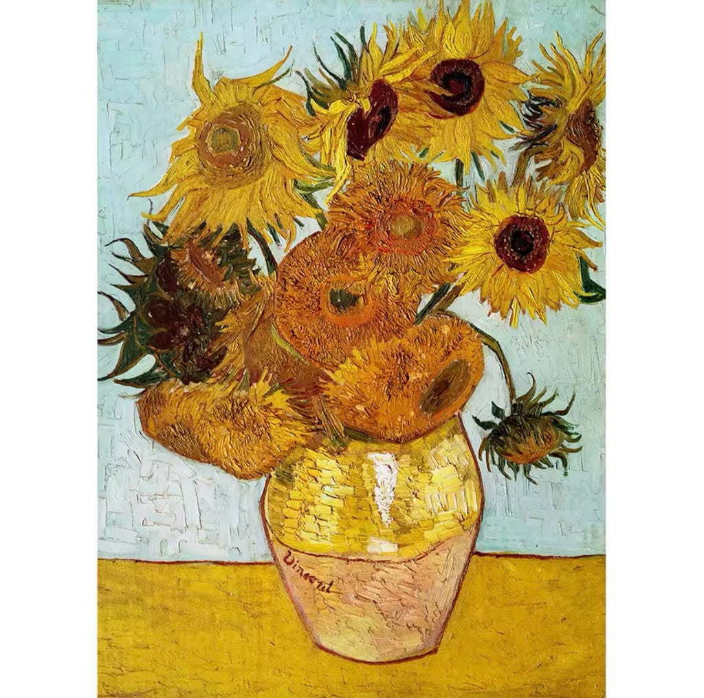 Rompecabezas Sunflowers (girasoles) Van Gogh 1000 Piezas