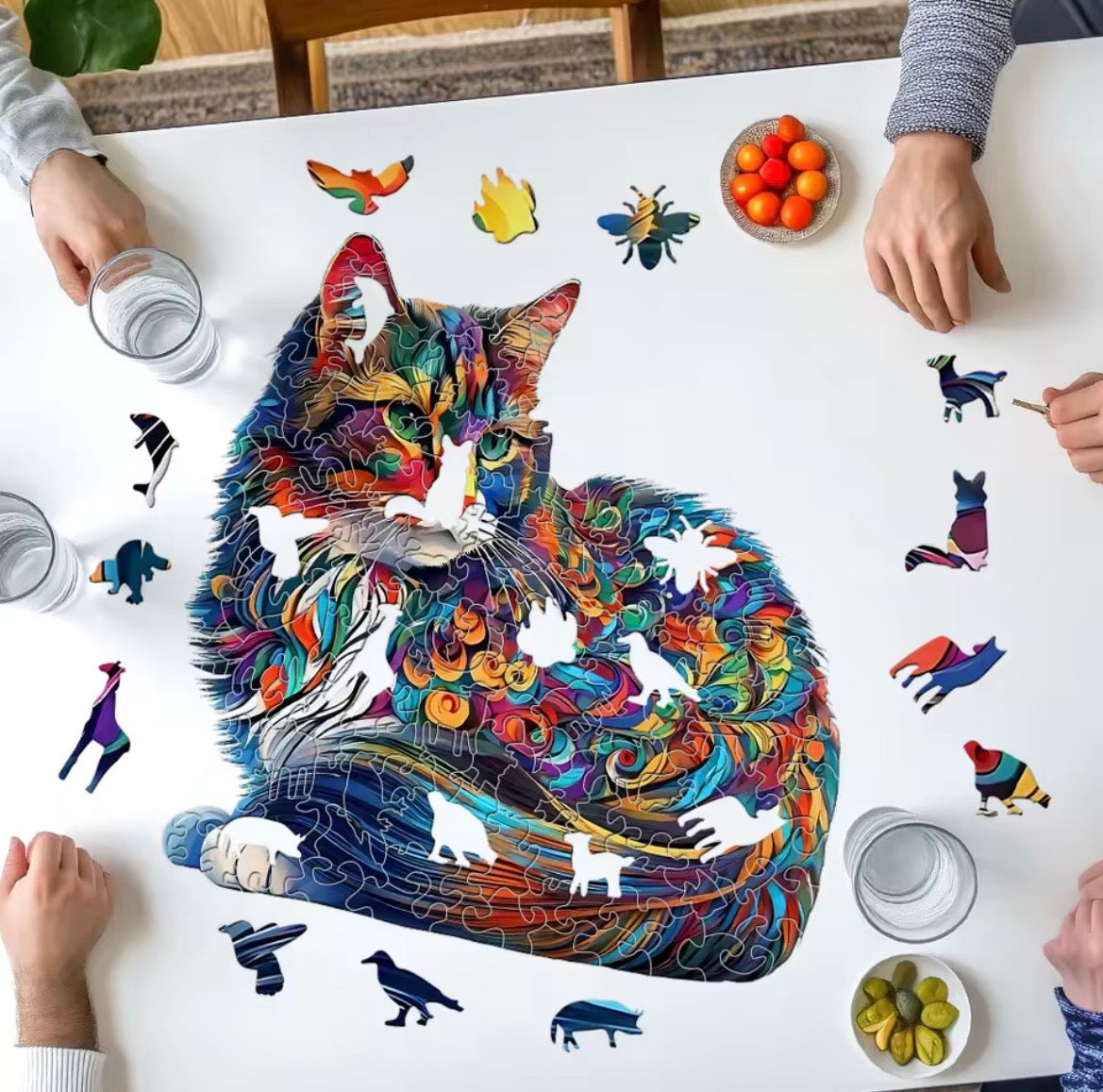 Rompecabezas de Madera - Gato