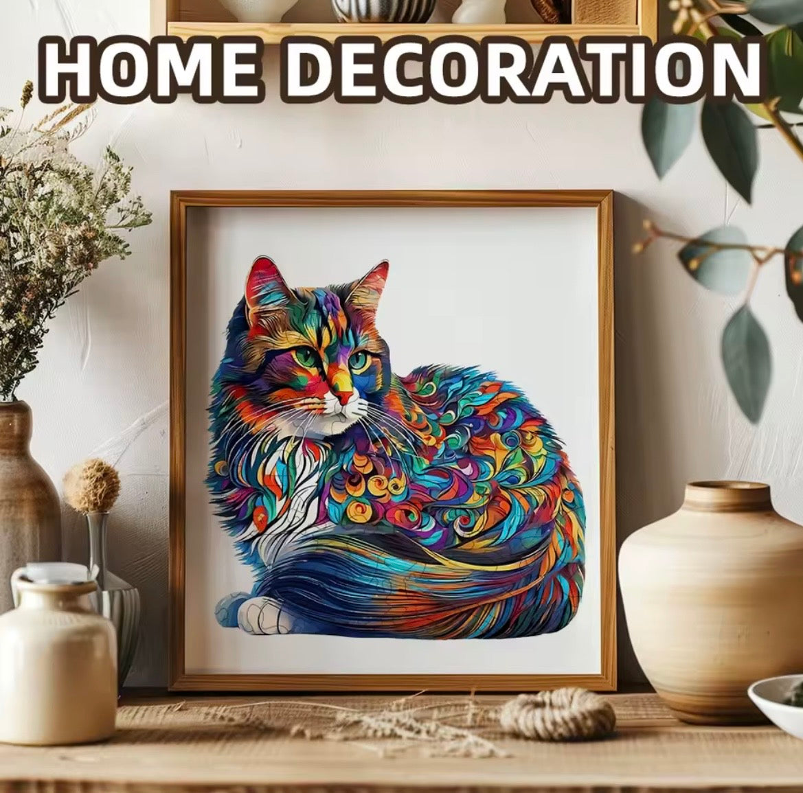 Rompecabezas de Madera - Gato